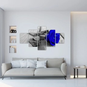 Obraz - Niebieska róża (125x70 cm)