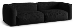 Czarna sofa modułowa 240 cm Martina – Micadoni Home