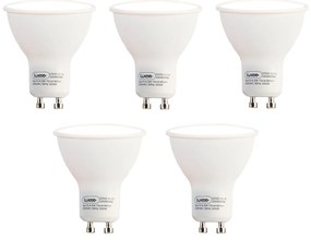 Zestaw 5 żarówek LED GU10 8,5W 950lm 3000K