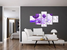 Zdjęcie - Kulki, kulki, kwiaty, ... (125x70 cm)