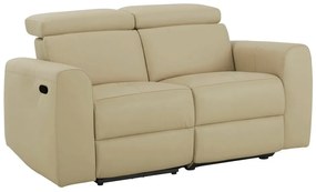 Biała sofa z imitacji skóry 158 cm Capena – Støraa