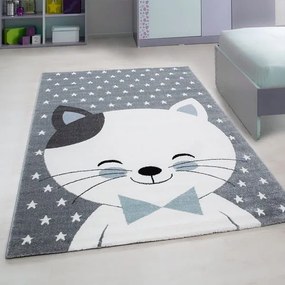 Dywan dziecięcy Kids Kotek niebieski 120 cm x 170 cm