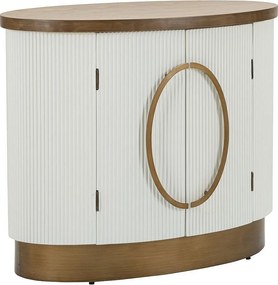 Kredens VKH28, Biały, 79x48x67 cm, Kendra Home