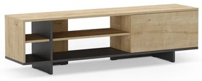 Szafka pod TV w dekorze dębu 160x44 cm Cequoia – Marckeric
