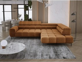 Narożnik PLAZA L Prawostronny w tkaninie EDEN 10 WERSAL