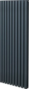 Grzejnik kolumnowy owalny – 1600 mm x 600 mm – antracytowo-szary