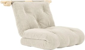 Kremowy sztruksowy fotel Hooked – Karup Design