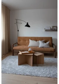 Żółta rozkładana sofa 205 cm Knob – Karup Design