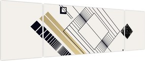 Obraz - Kształty geometryczne N⁰6 (170x50 cm)