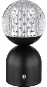 Globo 21007S - LED Ściemnialna dotykowa lampa stołowa JULSY LED/2W/5V czarna