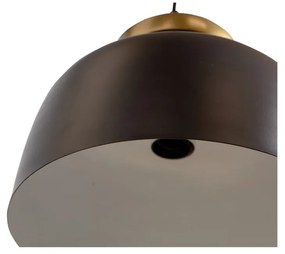 Czarna lampa wisząca z metalowym kloszem ø 31 cm Linne – WOOOD