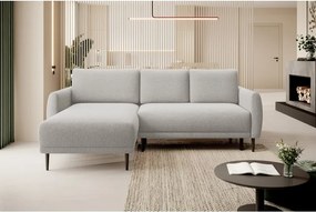 Narożnik BONO z funkcją spania Drewniane nóżki Eleganckie podłokietniki Głębokie siedzisko Lewa strona Barrel 03