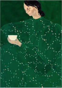 Plakat 30x40 cm Coffee Alone At Place De Clichy – Sofia Lind – The Poster Club