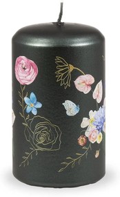 Ciemnozielona świeczka Unipar Flower Paradise, 40 h