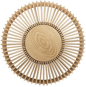 Lampa sufitowa z drewnianym kloszem ø 35 cm Clava Up – UMAGE