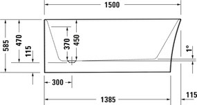 Duravit DuraDelfi wanna narożna