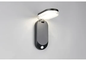 Zewnętrzna solarna lampa ścienna LED (wysokość 26 cm) Lagoas – Trio
