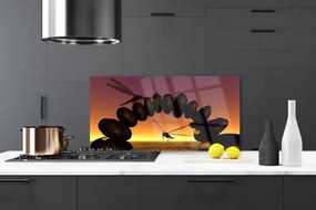 Panel Szklany Taniec Ważek Nad Wodą