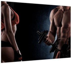 Obraz - Fitness (70x50 cm)