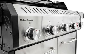 Grill gazowy G21 Nebraska BBQ Premium line, 6 palników + gratis reduktor ciśnienia