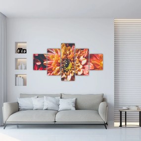 Obraz - Chryzantemy (125x70 cm)