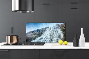 Szkło Ozdobne do Kuchni Kaskada Górskiego Potoku