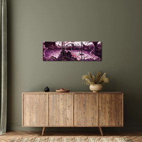 Obraz - Zaczarowana wioska (z zegarem) (90x30 cm)