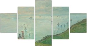 Obraz - Henri Fantin-Latour, Cliffs at Pourville, reprodukcje (125x70 cm)