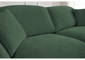 Zielona rozkładana sofa 235 cm Cezanne – Bobochic Paris