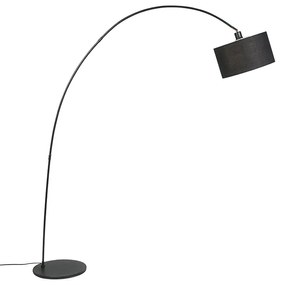 Luk Inteligentna nowoczesna lampa podłogowa łukowa czarna z WiFi G95 - Vinossa Nowoczesny Oswietlenie wewnetrzne