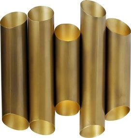 Industrialna lampa ścienna mosiężna 10-światłowa - Whistle