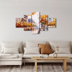 Obraz - Ulica w Paryżu (125x70 cm)