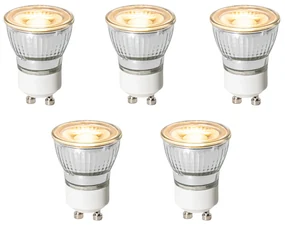 Zestaw 5 GU10 3-staps dimbaar LED lamp 3,5 cm 4W 271 lm 2700K