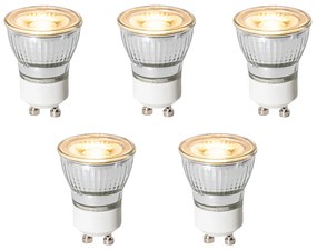 Zestaw 5 żarówek LED GU10 3-stopniowo ściemnialnych 35mm 4W 220 lm 2700K