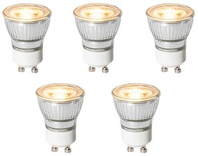 Zestaw 5 żarówek LED GU10 z 3-stopniową regulacją jasności 35 mm 4 W 220 lm 2700 K