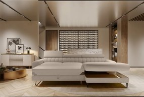 Narożnik NAVAS S z funkcją spania tkanina Promocyjna CURIO 11 WERSAL