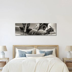 Obraz - Historyczne samoloty (170x50 cm)