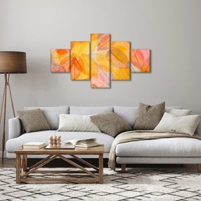 Obraz - Tło z jesiennych liści (125x70 cm)