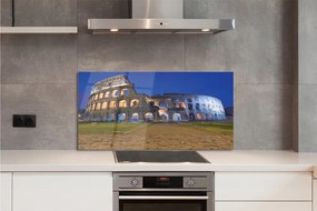 Szkło do Kuchni na Ścianę Koloseum w Blasku Zachodzącego Słońca