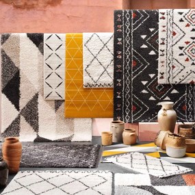 Czarno-beżowy dywan 60x110 cm Prism – douceur d'intérieur