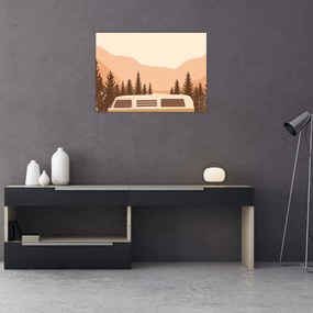 Obraz - Vintage van N⁰2 (70x50 cm)