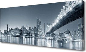 Obraz na płótnie Nocne Światła Wielkiego Mostu