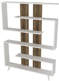 Biblioteczka Rain White Walnut