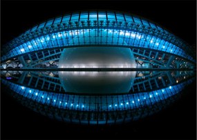 Obraz na szkle - stadion piłkarski (70x50 cm)