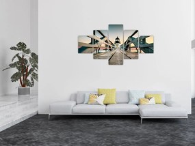 Obraz - Na molo (125x70 cm)