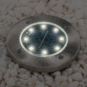 Lampy solarne, 8 diod LED, 12 szt.