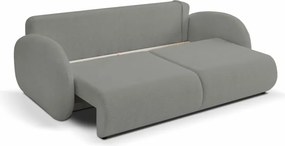 Sofa LOOP z funkcja spania i pojemnikiem CIEMNY SZARY RAVEN 07