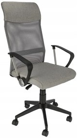 Szary fotel obrotowy biurowy D1-E31