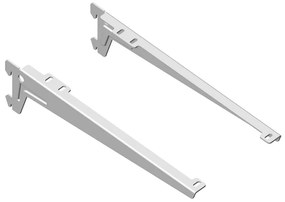 Nośnik typu ANGLE do ELEMENT SYSTEM, komplet 2 szt., gł. 280 mm, biały