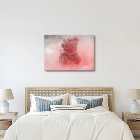 Obraz czerwonego dymu (70x50 cm)